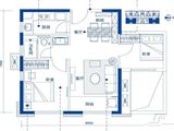 启迪协信中心_2室2厅1卫 建面69平米