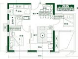 启迪协信中心_2室2厅1卫 建面69平米