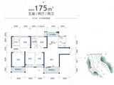 长房半岛蓝湾金街ONE_5室2厅2卫 建面175平米