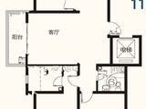 秦皇山水天城_3室2厅2卫 建面113平米
