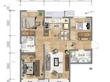 万科未来城_3室2厅2卫 建面103平米