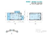 华润小径湾_1室2厅2卫 建面98平米