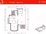 半岛1号_2室2厅1卫 建面85平米