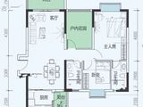 恒福山语海_2室2厅2卫 建面106平米
