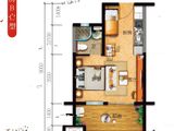 碧桂园竹溪山境_1室1厅1卫 建面45平米