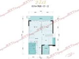 KPR佳兆业广场_2室1厅1卫 建面78平米