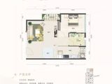 深业泰富广场_1室2厅1卫 建面67平米