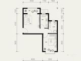 太阳城_1室2厅1卫 建面53平米