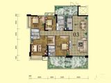 聚豪园_4室2厅3卫 建面168平米