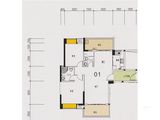 德宝怡高_2室2厅21卫 建面105平米