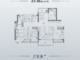 中山融创城_3室2厅2卫 建面105平米