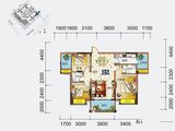 建安御锦珑湾_3室2厅2卫 建面100平米
