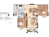 幸福金岸花园_3室2厅2卫 建面93平米