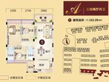 百润花园_3室2厅2卫 建面102平米
