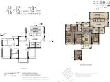 德信阳光城翡丽云邸_4室2厅2卫 建面131平米