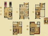 大华紫郡_3室5厅3卫 建面278平米