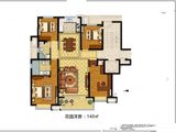 华润置地公元九里_4室2厅2卫 建面140平米