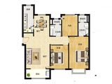 中新国际城_3室2厅2卫 建面132平米