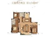 江山一品_3室2厅2卫 建面143平米