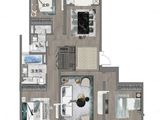 瑞虹新城天悦郡庭_3室2厅2卫 建面172平米