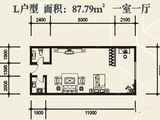 诚礼大厦_1室1厅1卫 建面87平米