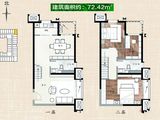 唐延公馆_3室2厅2卫 建面72平米