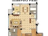 佳源东方都市_3室2厅2卫 建面114平米