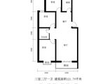 翰林雅筑_3室2厅1卫 建面121平米
