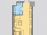 润兴公馆_1室1厅1卫 建面47平米