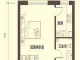 卓达太阳城青年之都_1室0厅1卫 建面38平米