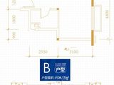 恒大财富广场_1室0厅1卫 建面34平米