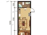 中远青鸟_1室1厅1卫 建面55平米
