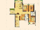 南宁华南城江南华府_4室2厅2卫 建面120平米