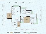 梦想典城_2室2厅2卫 建面121平米
