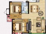 建华悦景台_2室2厅1卫 建面79平米