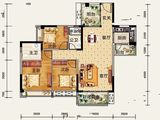 嘉湖君悦_3室2厅2卫 建面110平米