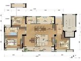 澜湖郡二期_3室2厅2卫 建面139平米