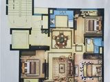 宸章府_3室2厅1卫 建面90平米