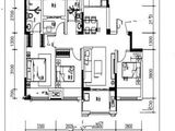 金科旭辉公元城市_4室2厅2卫 建面110平米