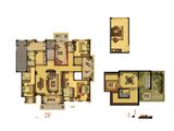 中吴红玺御园_4室3厅4卫 建面257平米