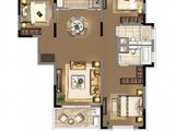 朗诗人民路8号_3室2厅2卫 建面121平米