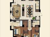 绿城静安公馆_3室2厅3卫 建面251平米