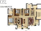 天健萃园_4室2厅2卫 建面116平米
