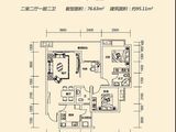 大足龙湾景城_2室2厅2卫 建面95平米