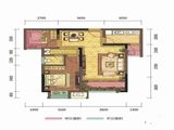 璧山鸥鹏御府_2室2厅1卫 建面66平米