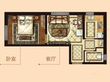 中海学府公馆_1室1厅1卫 建面50平米