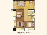 深业滨江半岛_3室1厅1卫 建面93平米