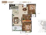 融侨城_3室2厅1卫 建面88平米