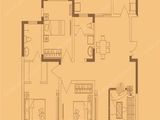 昇锋御景东方_3室2厅2卫 建面137平米