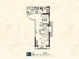 山顶御景园_2室1厅1卫 建面63平米
